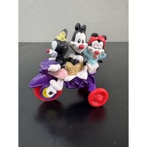 Vintage McDonald's Happy Meal Toys 1993‎ Animaniacs Characters On Purple Bike